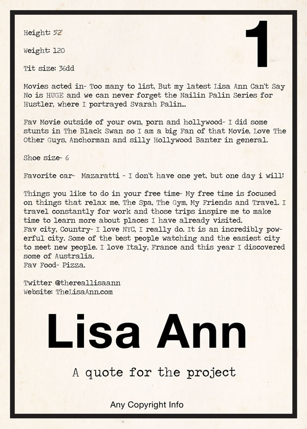 Lisa Ann x Mel D. Cole x Flud calendar/trading cards