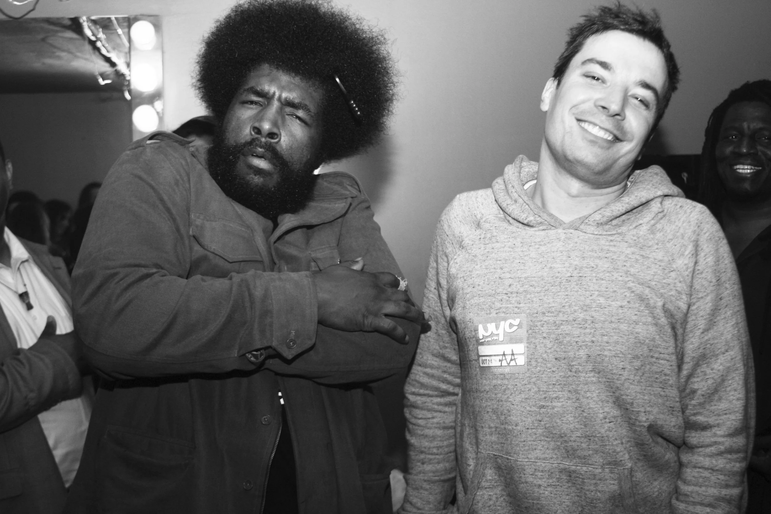 Questlove &amp; Jimmy Fallon. NYC. 2008