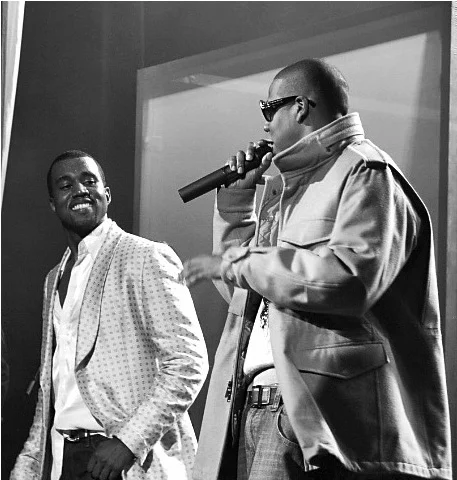 Kanye West and Jay Z at MSG 2005