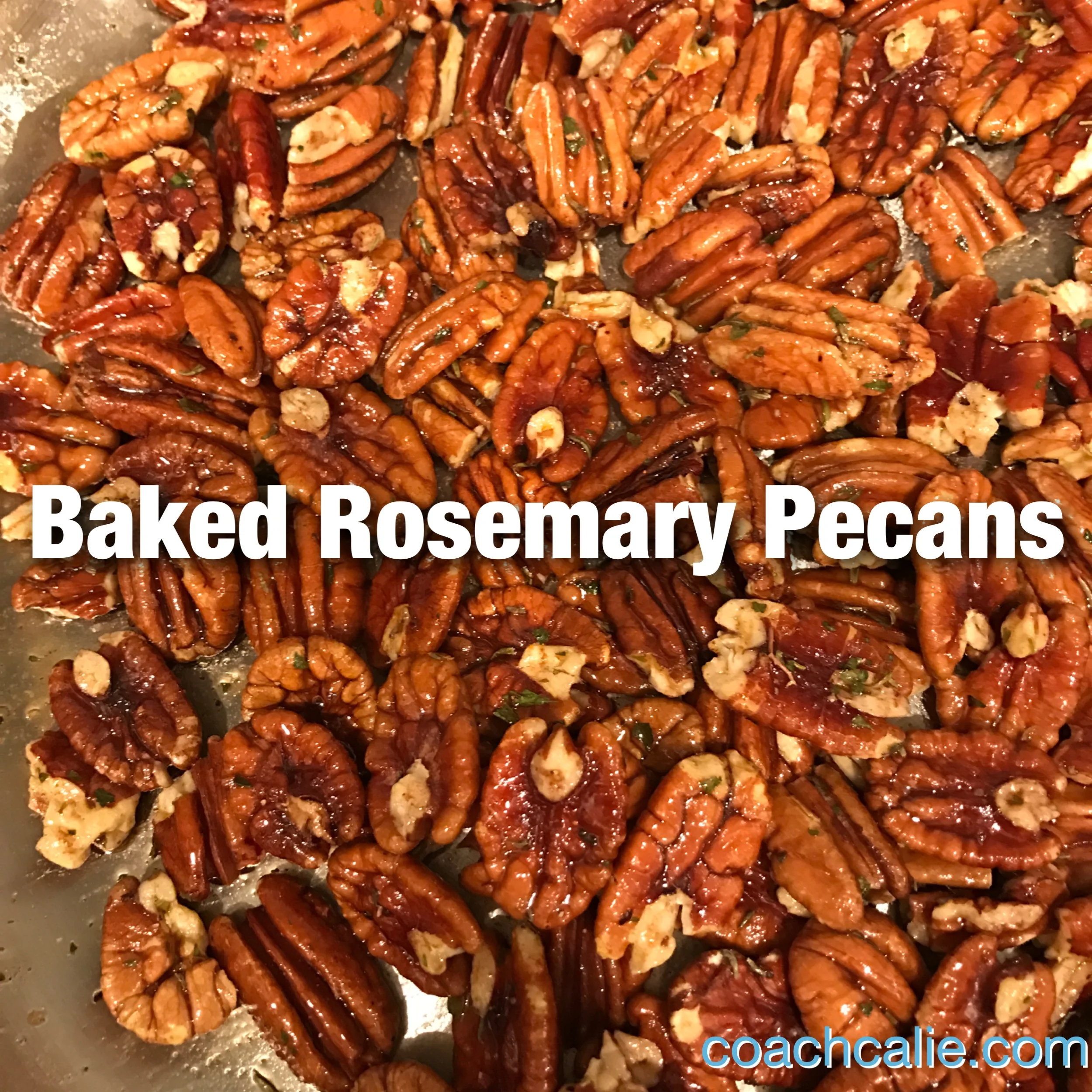 Baked Rosemary Pecans