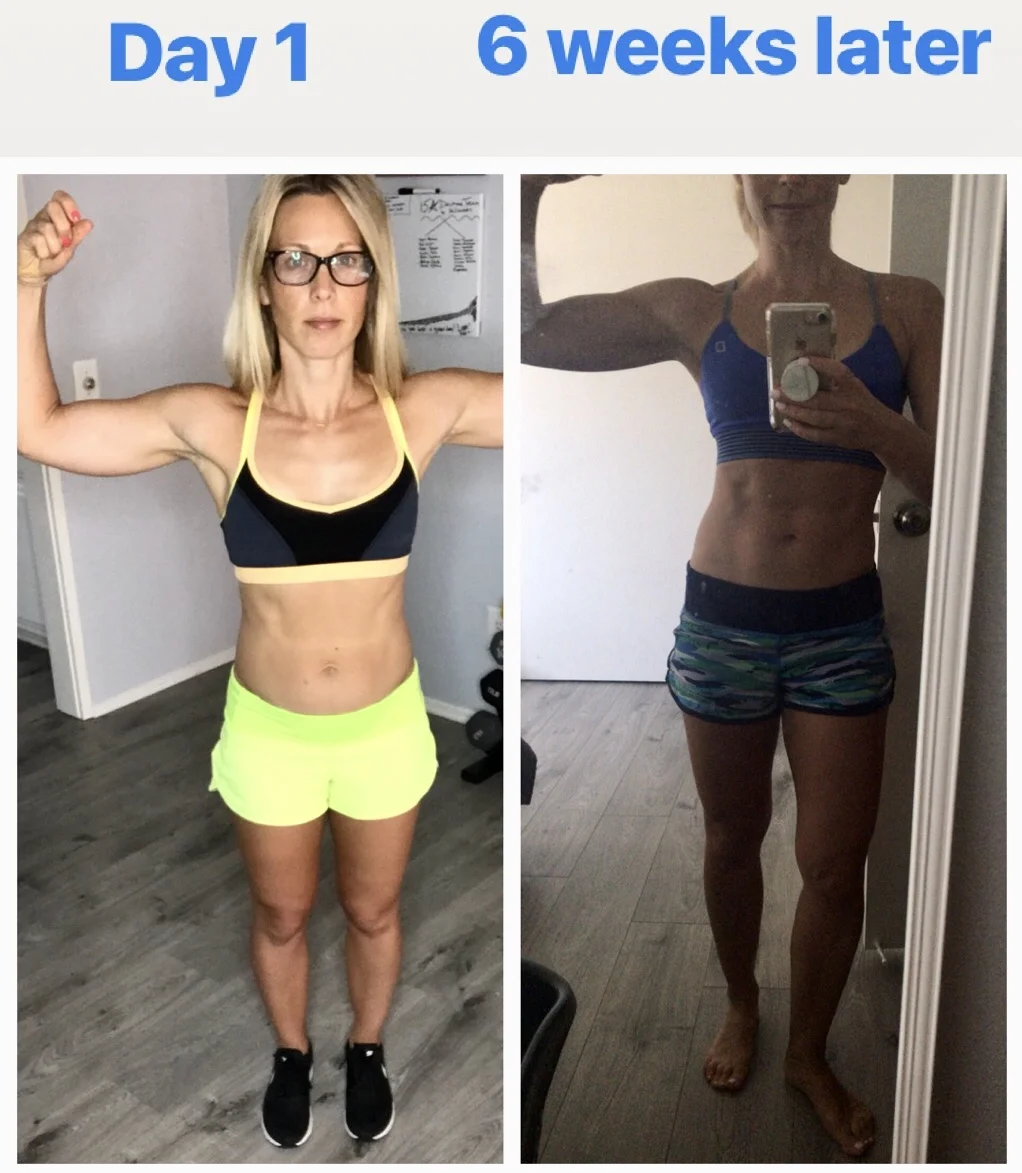 Coach Calie Calabrese before and after results with LIIFT4.
