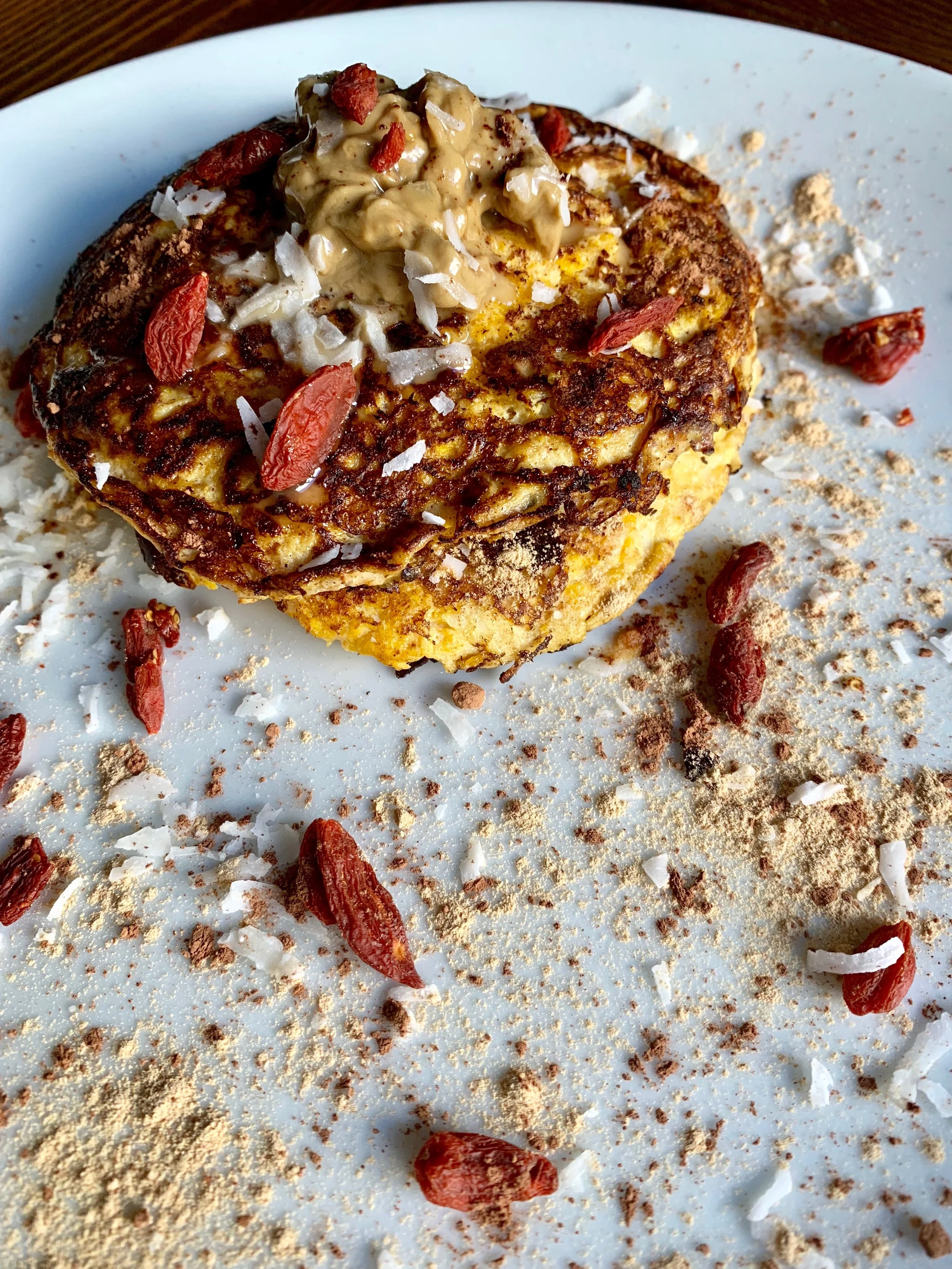 Gluten-Free, Paleo Butternut Squash Pancakes