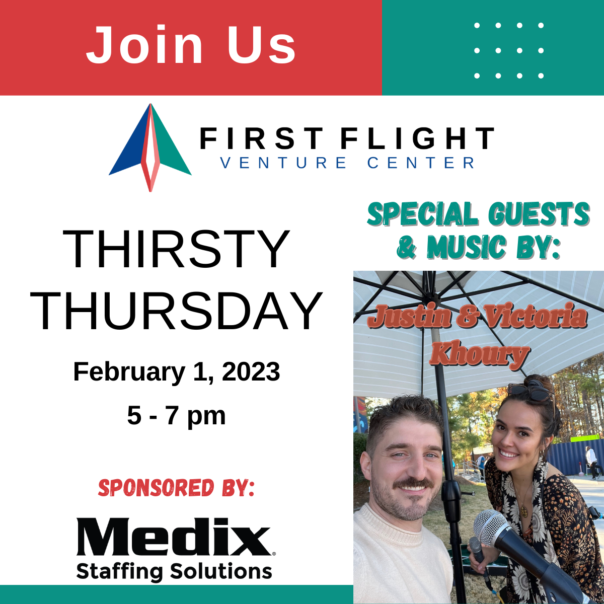 First Flight Venture Center — Thirsty Thursday