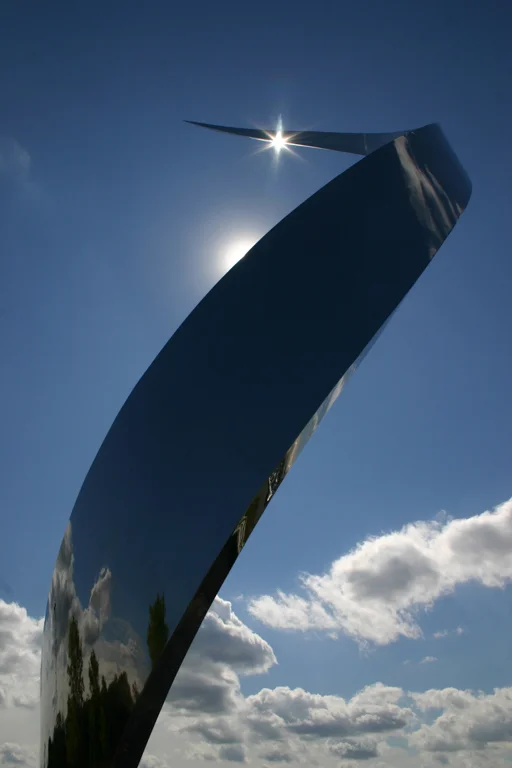 CURVING TO THE SUN