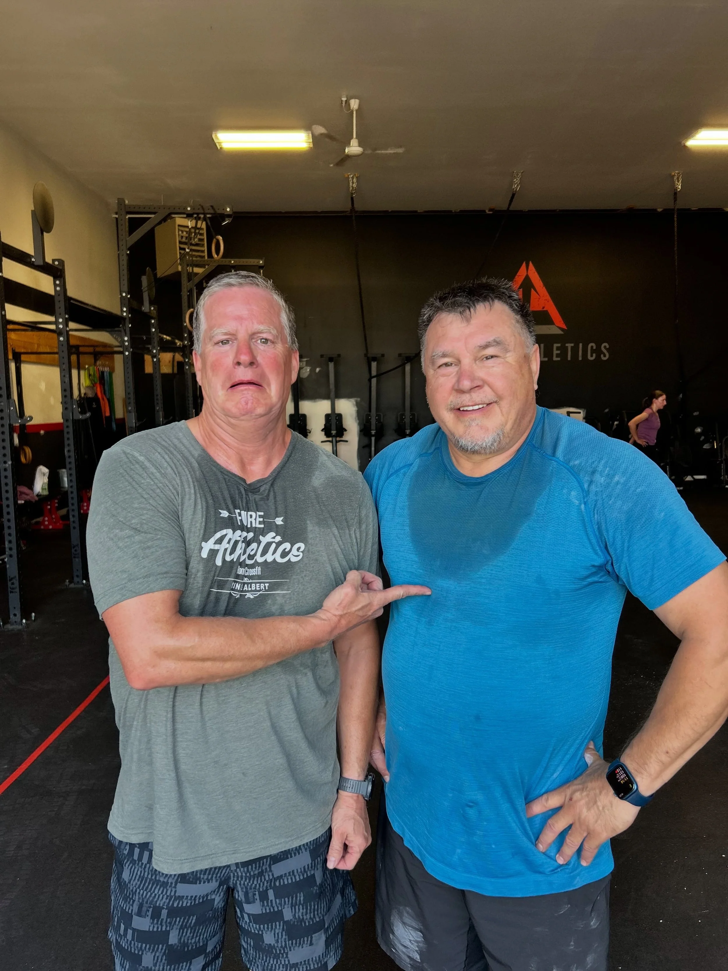 Sure, we&rsquo;re serious about getting stronger&hellip;

But not so serious that we can&rsquo;t laugh, smile, and have fun while doing it! 

Fitness should be something you look forward to 🙌🏼😁

#fitnesscommunity #gymlife #feelgoodfitness #pureath
