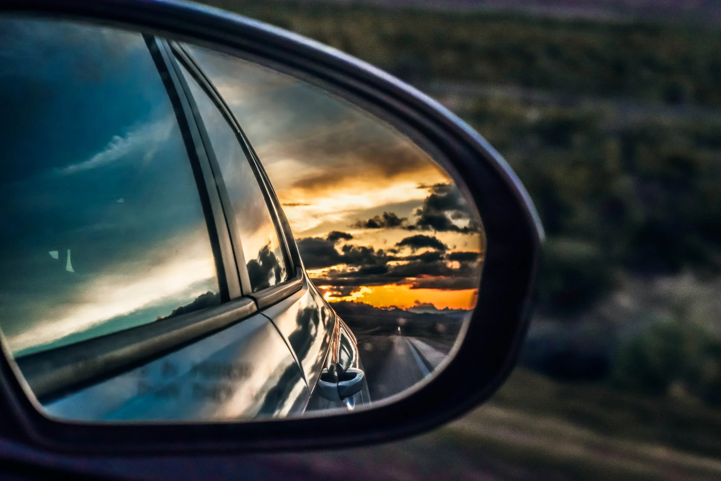 What you saw in the mirror