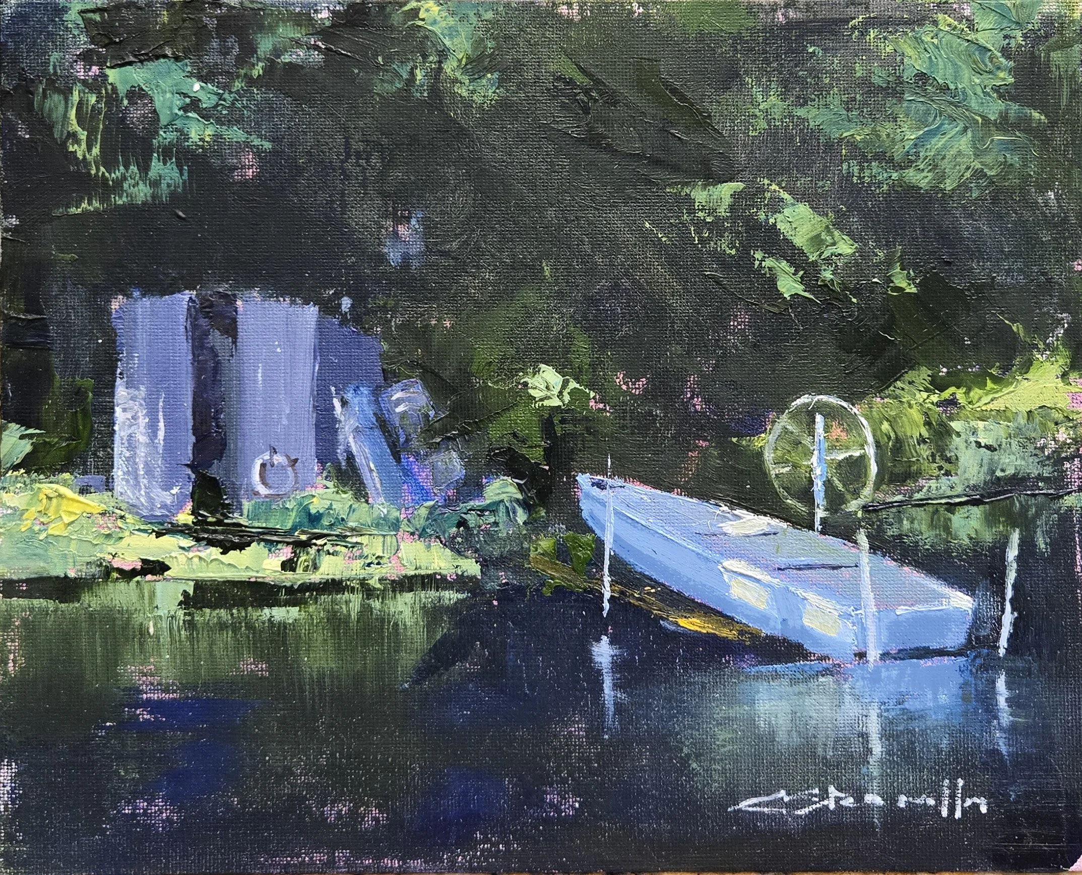 Boat Dock on Rome Pond