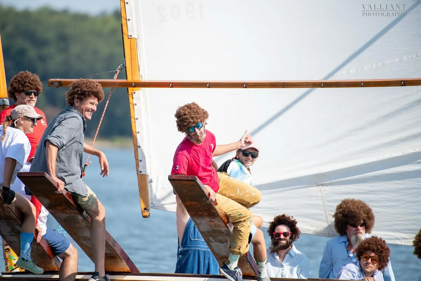 RACE REPORT: &ldquo;Let&rsquo;s build a happy, little cloud that floats around the sky&rdquo; - the Silver Heel crew put on their Bob Ross-finest for the CBMM Bartlett Cup! A Le Mans start and costumes across the fleet made for a fun and memorable co