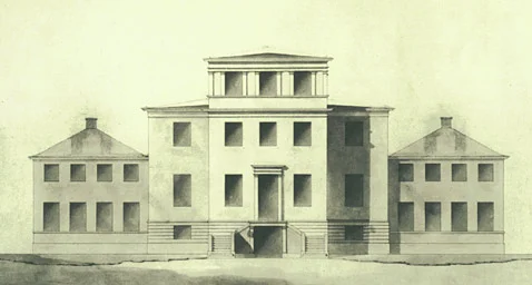 Ramées originale tegning til Sophienholm