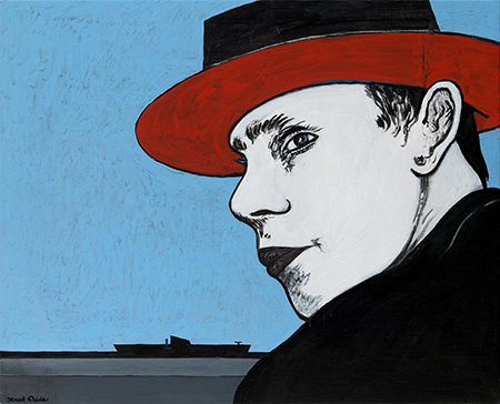 Beuys with u-boat. 2004. Akryl på lærred