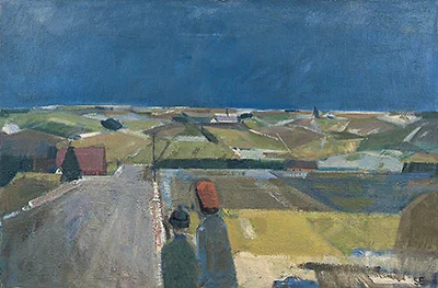 Vinterlandskab. 1951