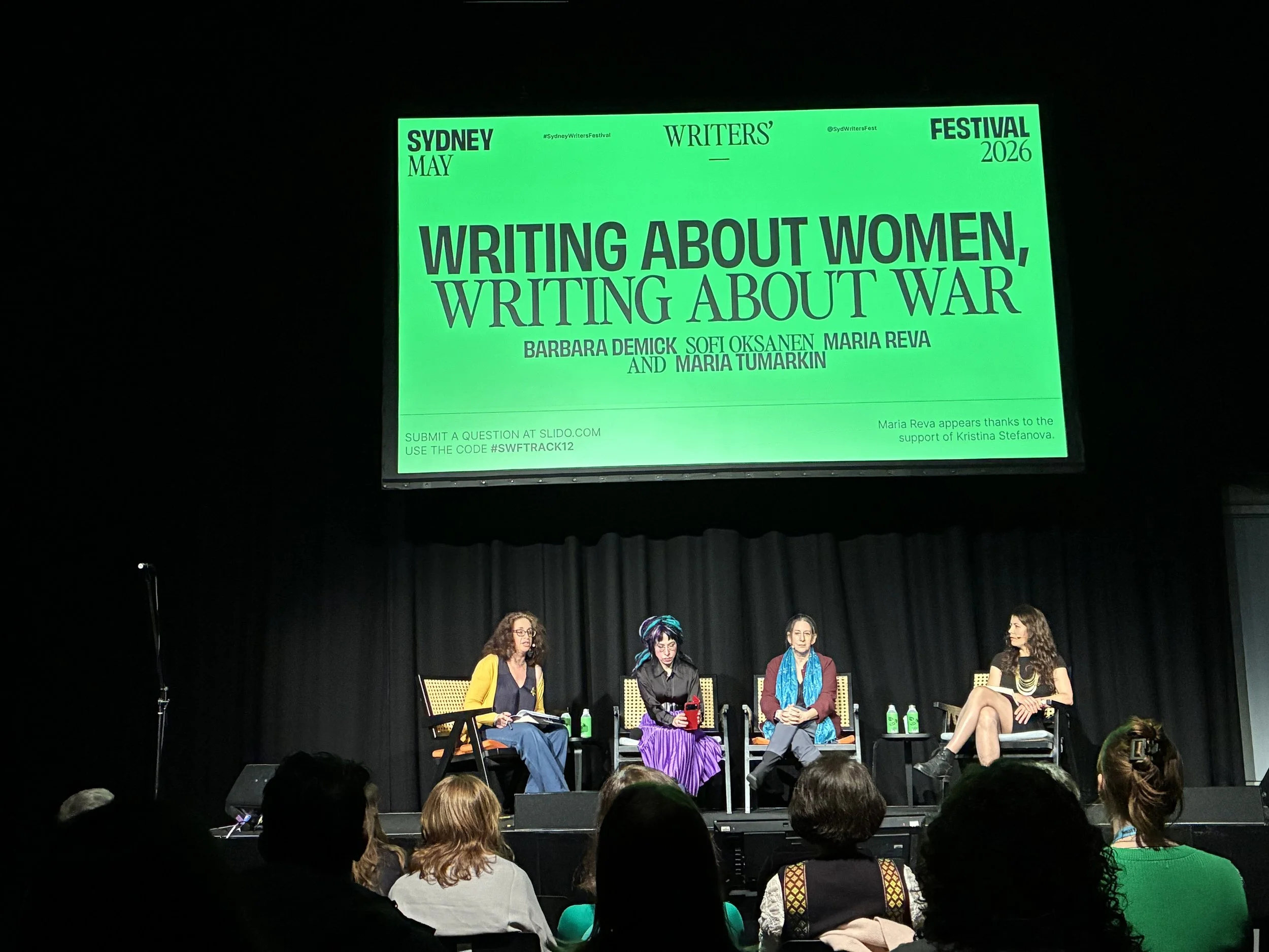 WRITING ABOUT WOMEN, WRITING ABOUT WAR - SYDNEY WRITERS FESTIVAL 2026
