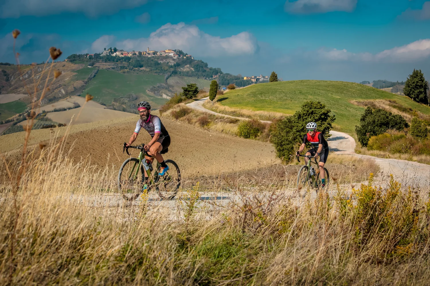 Gravel cycling near Verucchio