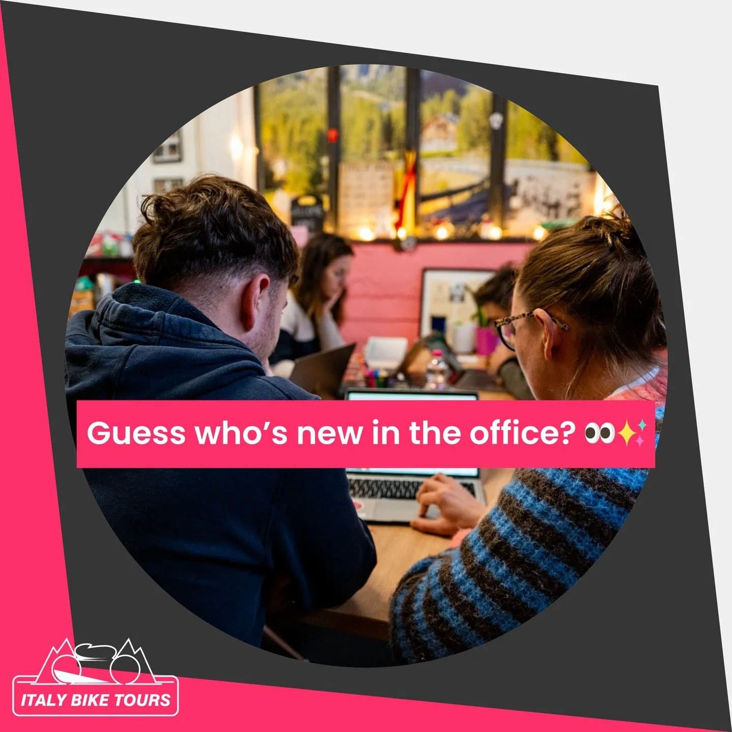 ✨ Guess who&rsquo;s new in the office? Meet Simone!

Simone has just joined our team and is already diving into the Italy Bike Tours way of working 🚲💻
Born in 2003, passionate about travel, and currently learning the ropes with Lucy showing him how