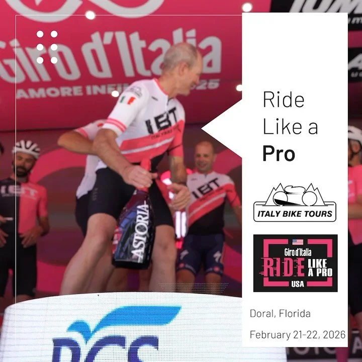 🚴&zwj;♂️ Ride Like a Pro &ndash; Doral, Florida | Feb 21&ndash;22, 2026

We&rsquo;re bringing the Giro d&rsquo;Italia spirit to Florida and you&rsquo;re invited.

Join us in Doral, Florida (February 21&ndash;22, 2026) for an unforgettable weekend of