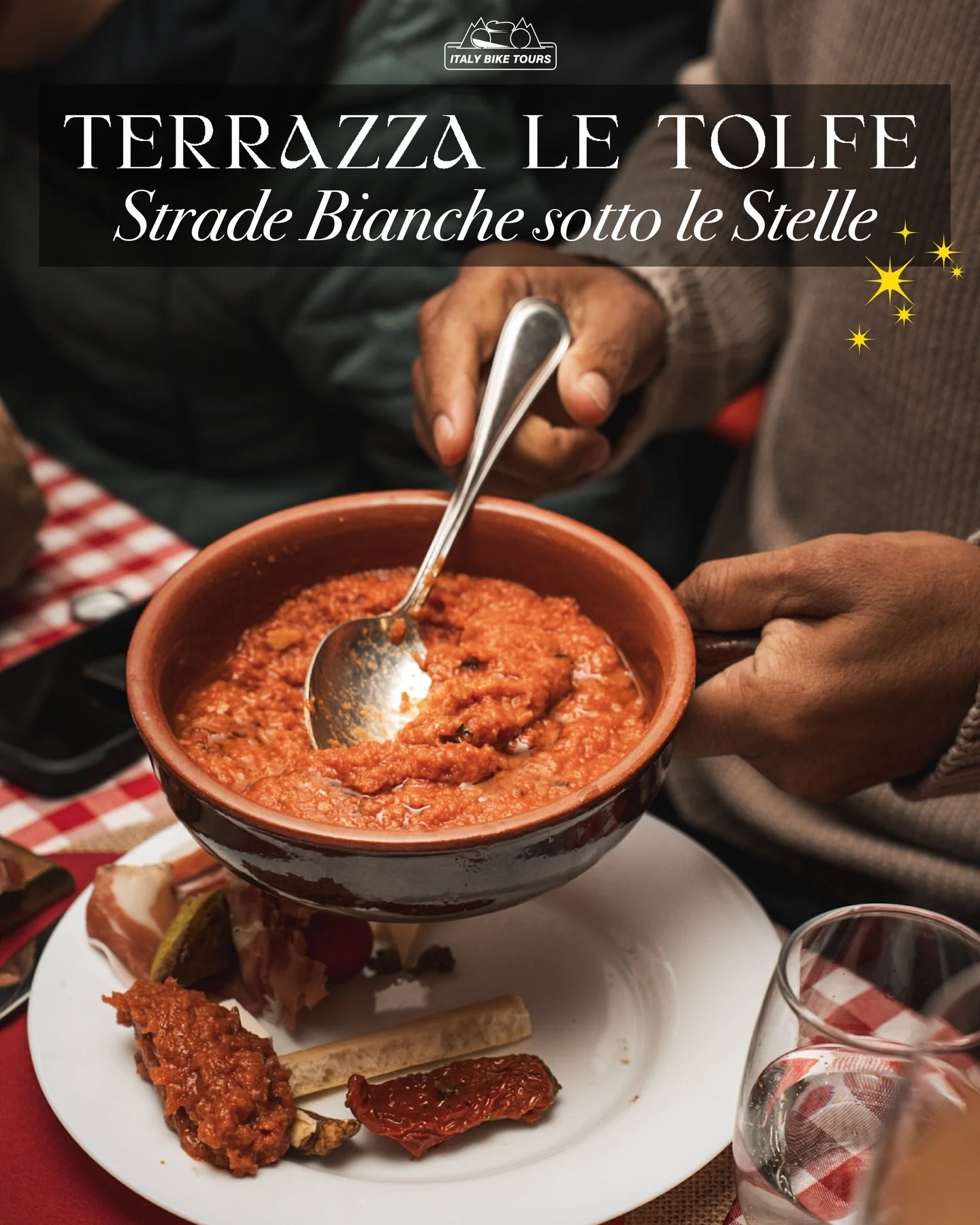 The night before the race, we slowed down and enjoyed something just as important as the ride: sharing a table together. ✨

This year we organized a special dinner at Terrazza Le Tolfe, bringing together all our guests for an unforgettable evening ov