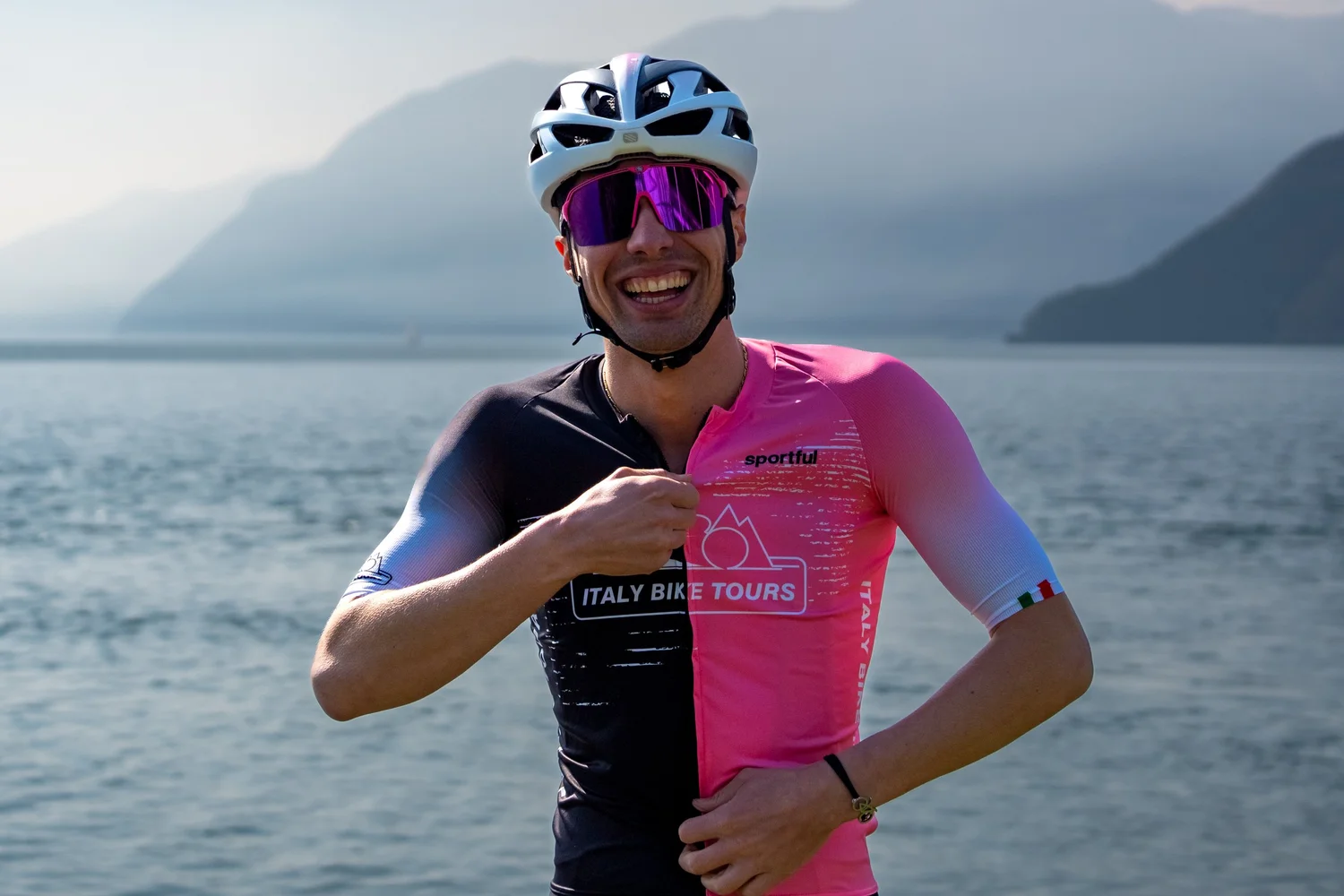 Italy Bike Tours guides wearing Sportful