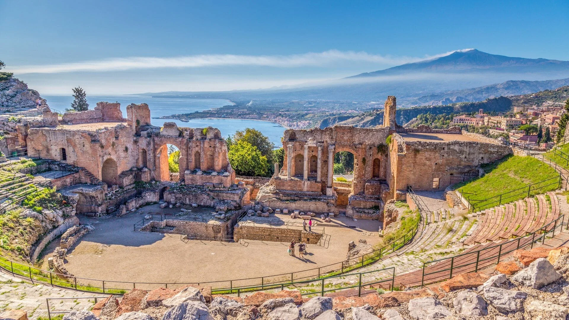 Taormina theatre in Sicily