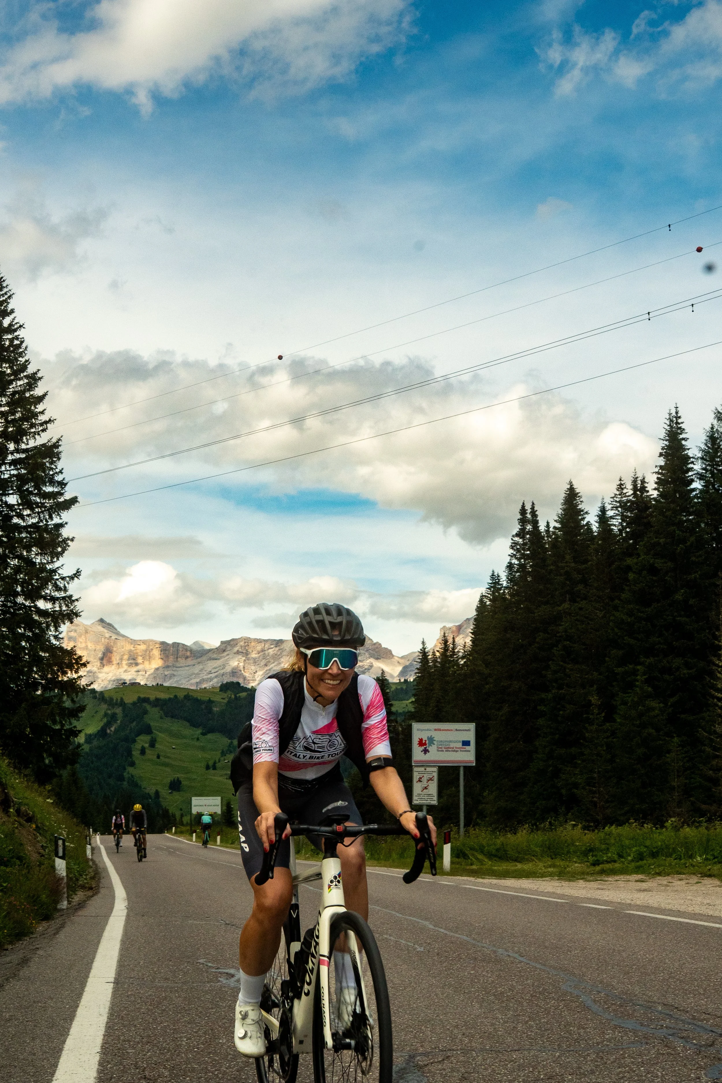 Cycling in the Italian Alps