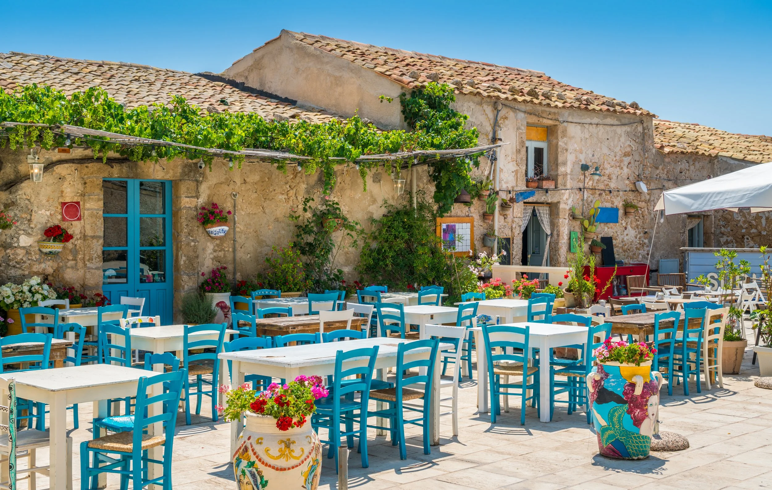 Cycling in Marzamemi, Sicily