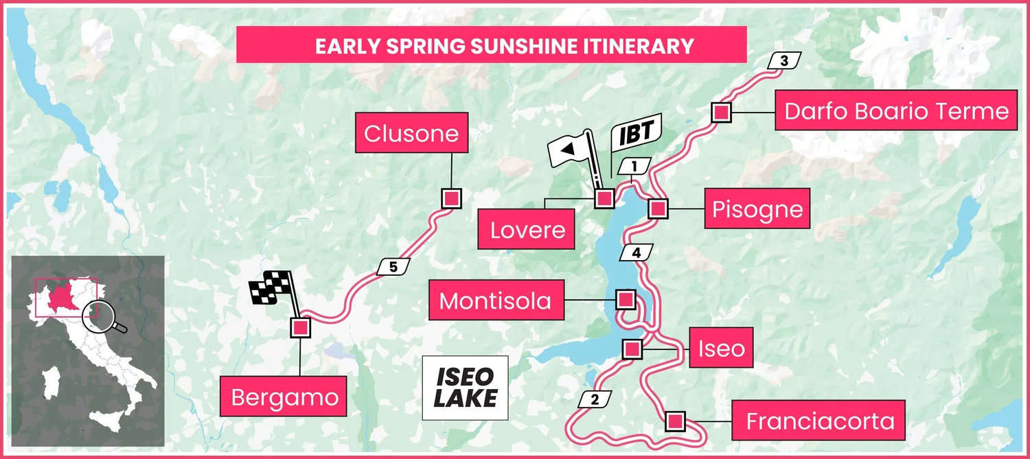 Early Spring Itinerary Map