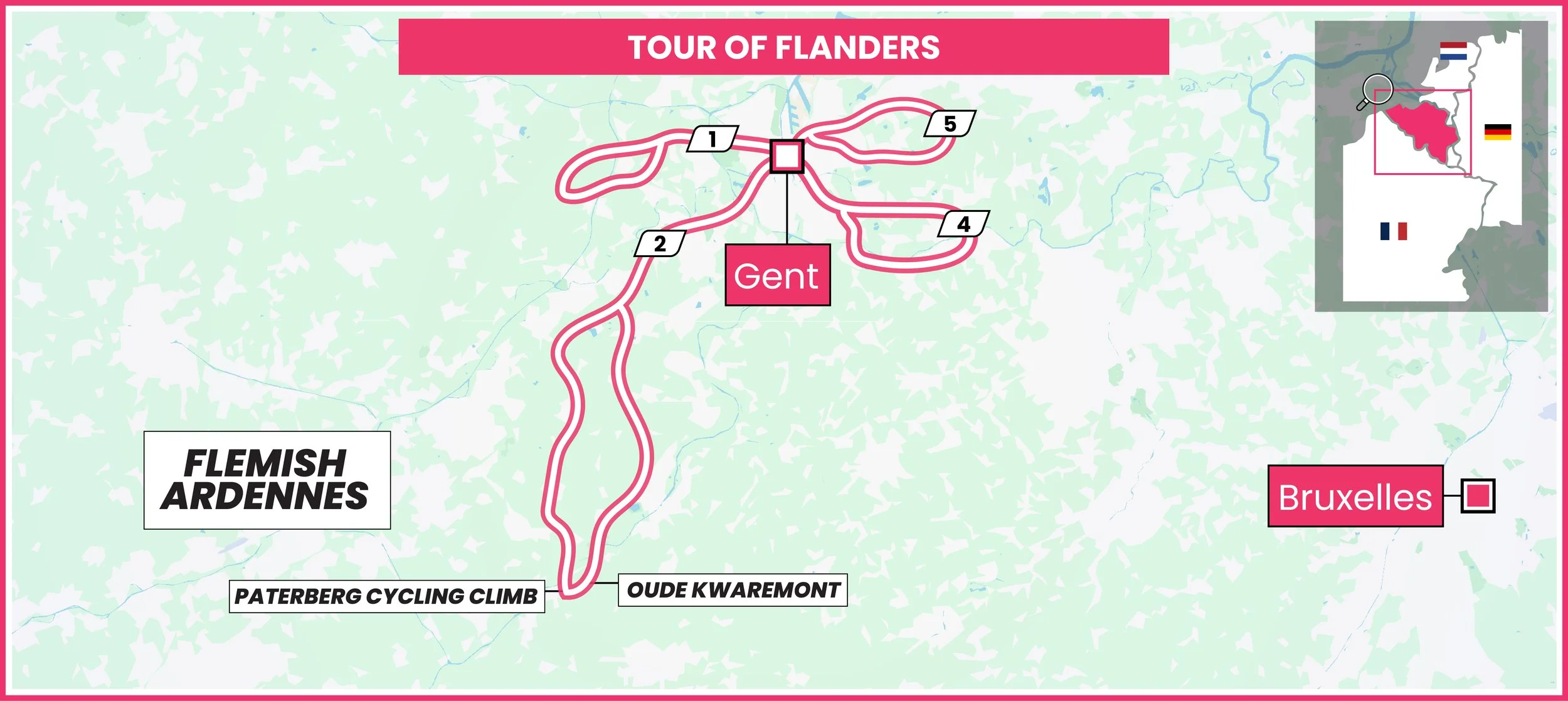 We Ride Flanders Map