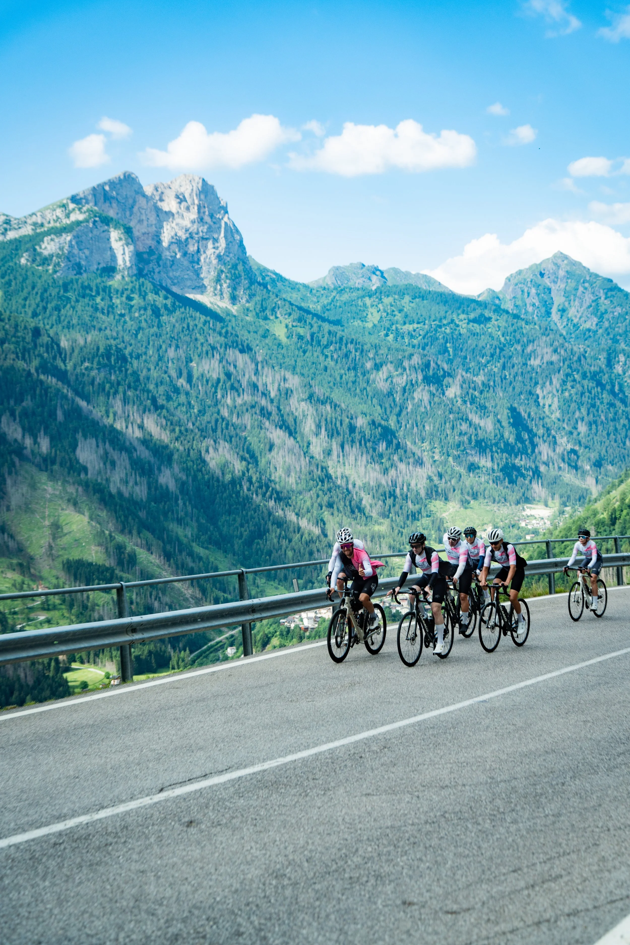 Cycling in the Dolomites during the Sportful Dolomiti experience