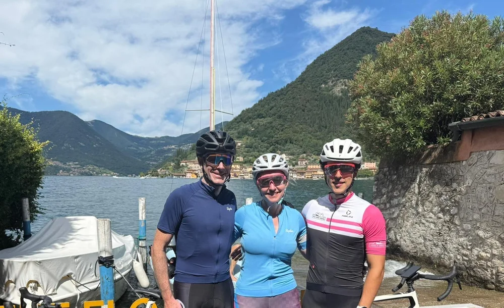 Heather during an Italy Bike Tours holiday