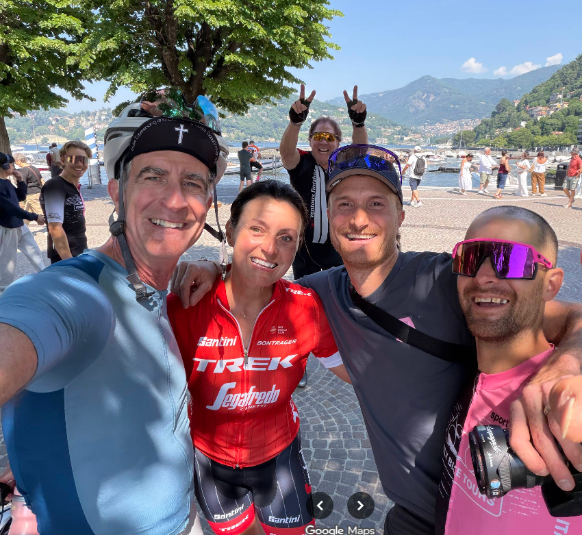 Heather during an Italy Bike Tours holiday