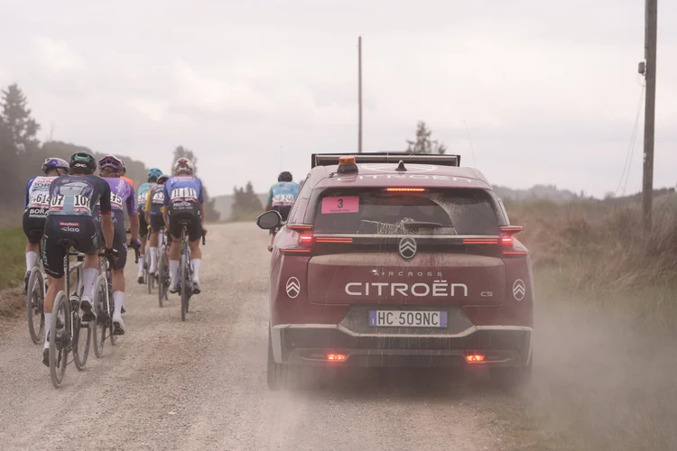 Strade Bianche 2027 official race car experience