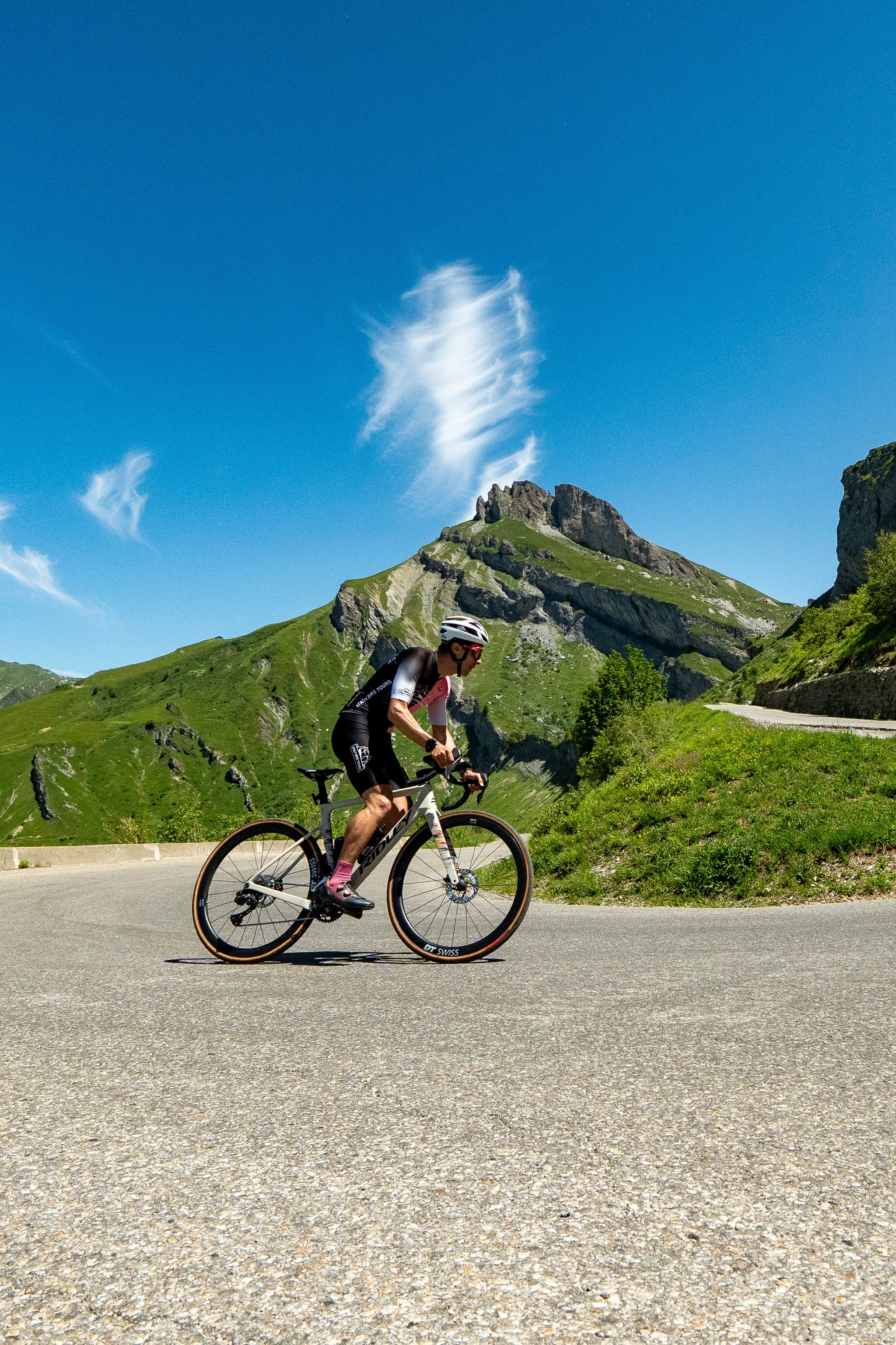 Cycling in the Alps on the Torino to Nice Climbing Challenge