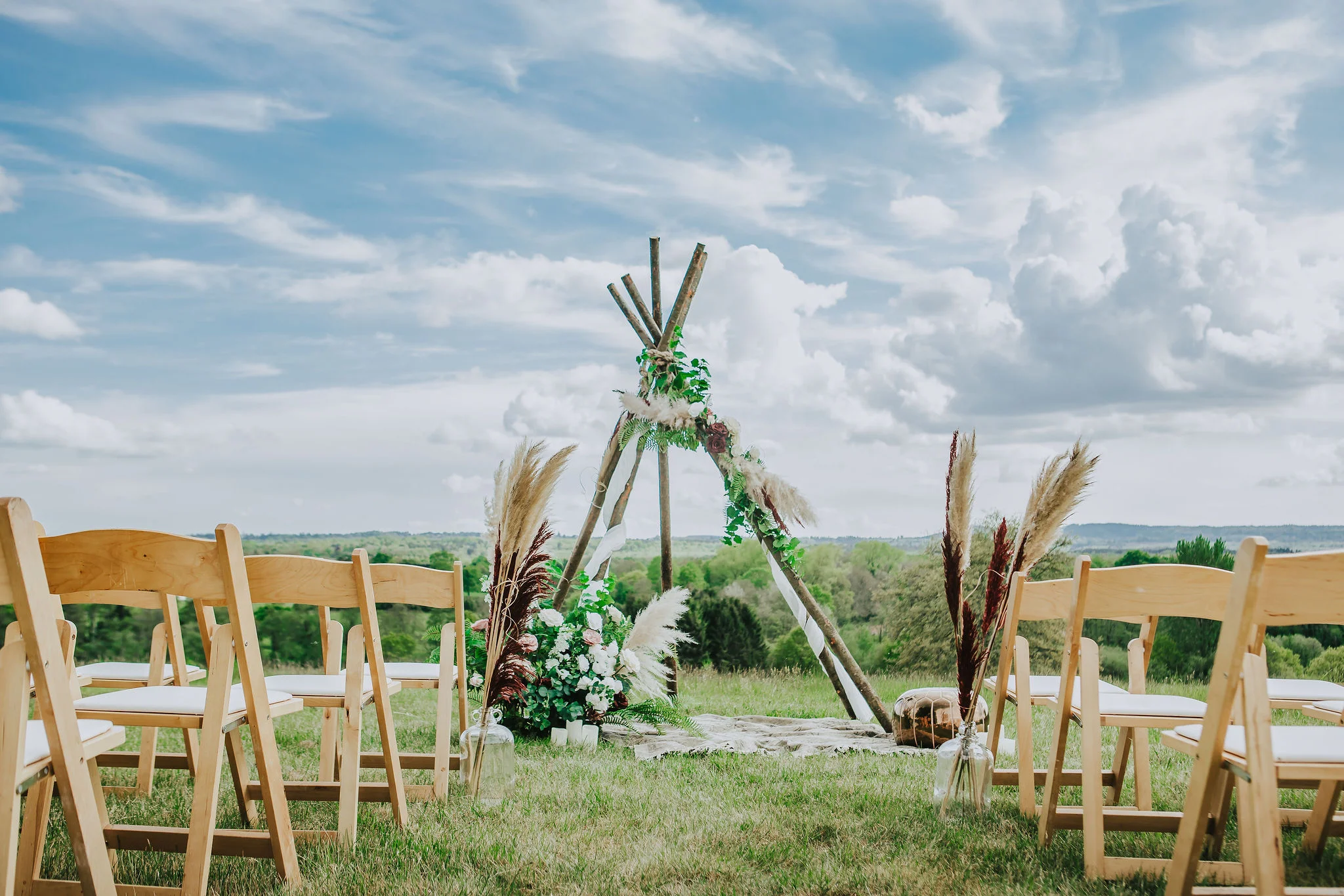 Our naked ceremony tipi