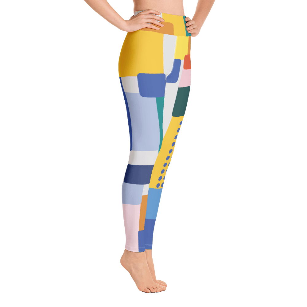 High Waist Yoga Leggings by Jessie Zhao 