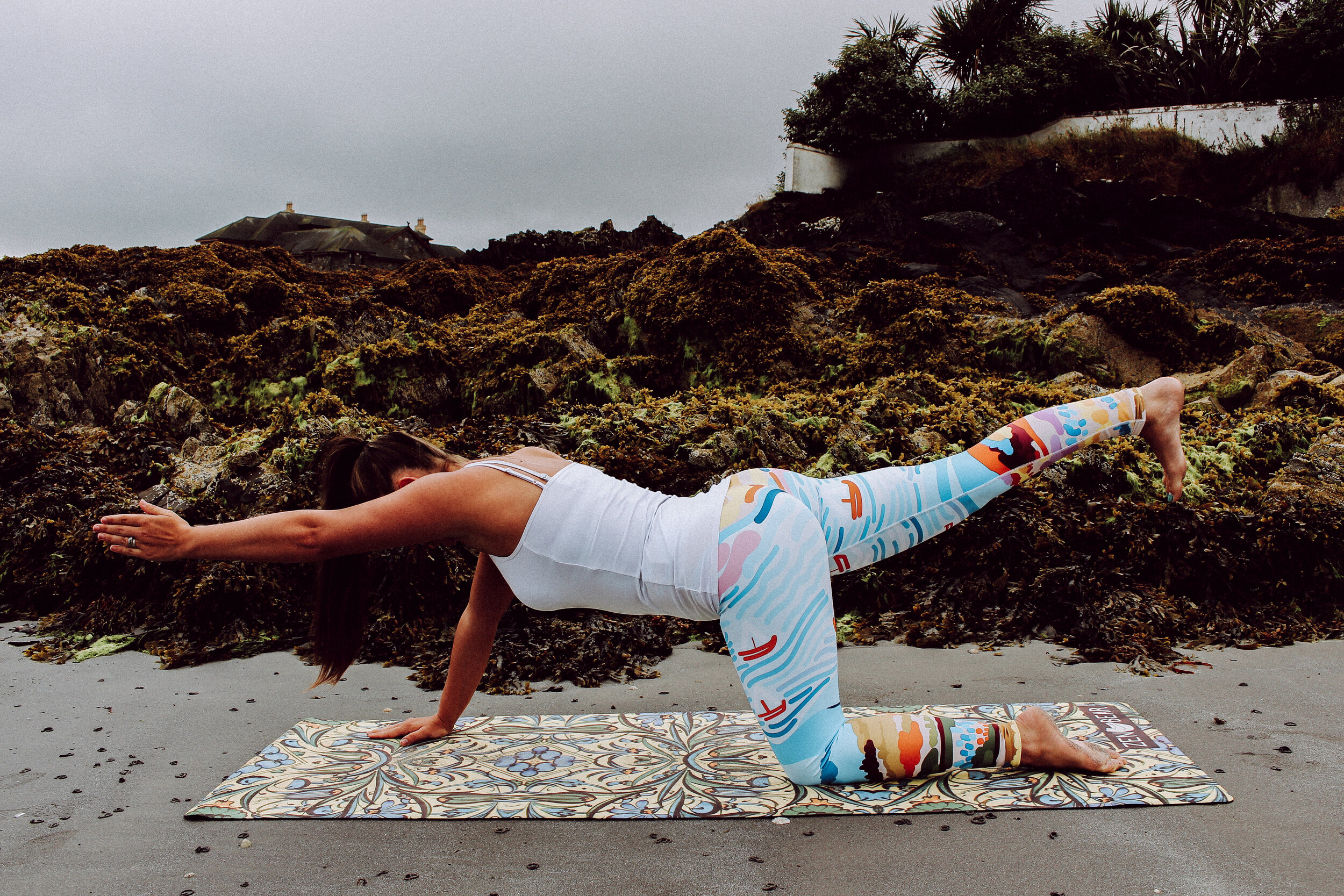 High Waist Yoga Leggings by Jessie Zhao 