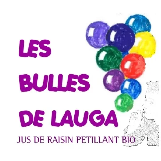 BULLES DE LAUGA  Jus de Raisin petillant BIO