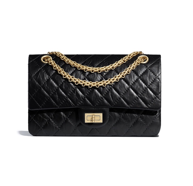 gold and black chanel bag new