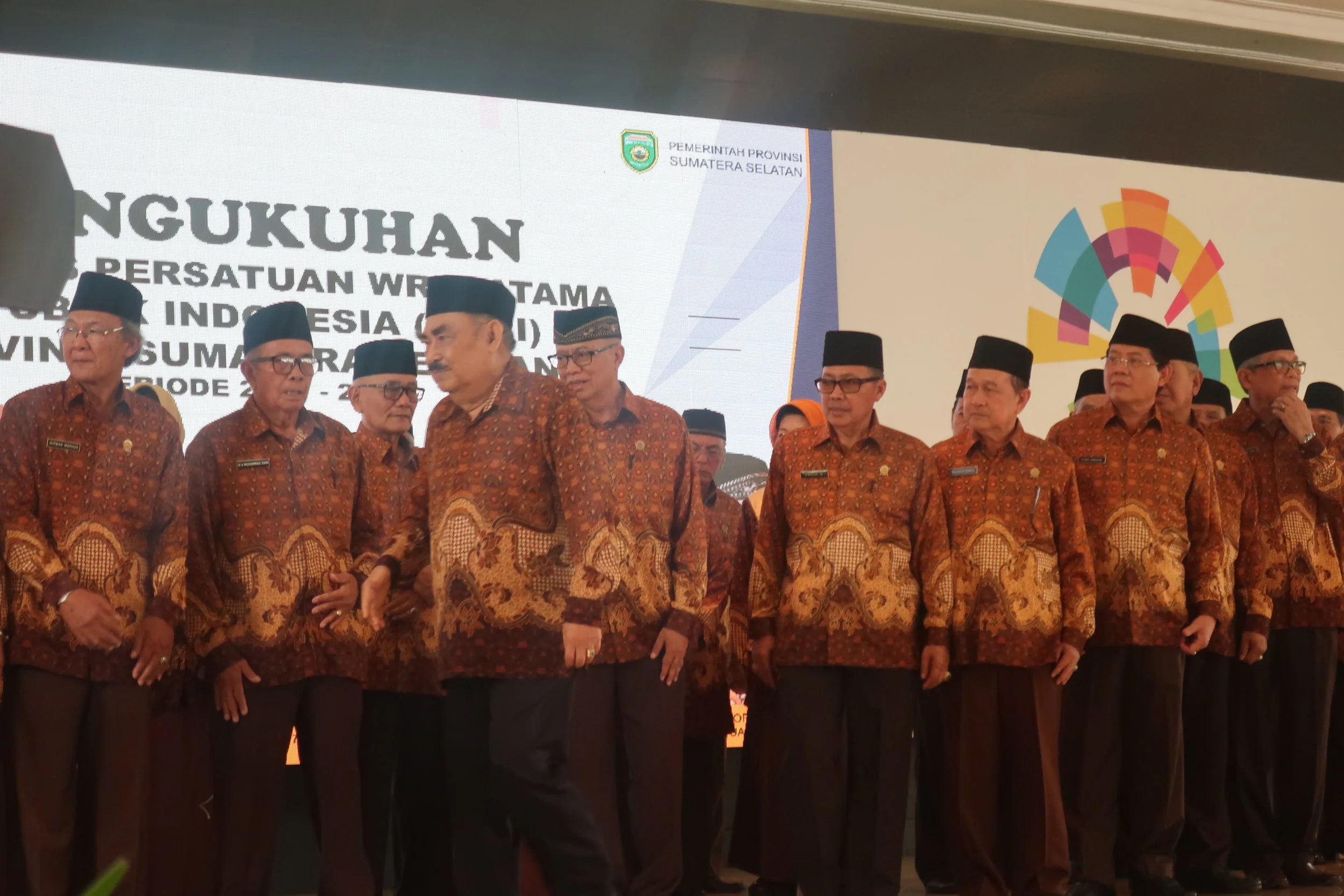 Gubernur Sumsel tahan rasa haru dan air mata saat pengukuhan Pengurus PWRI Provinsi Sumsel  &nbsp;