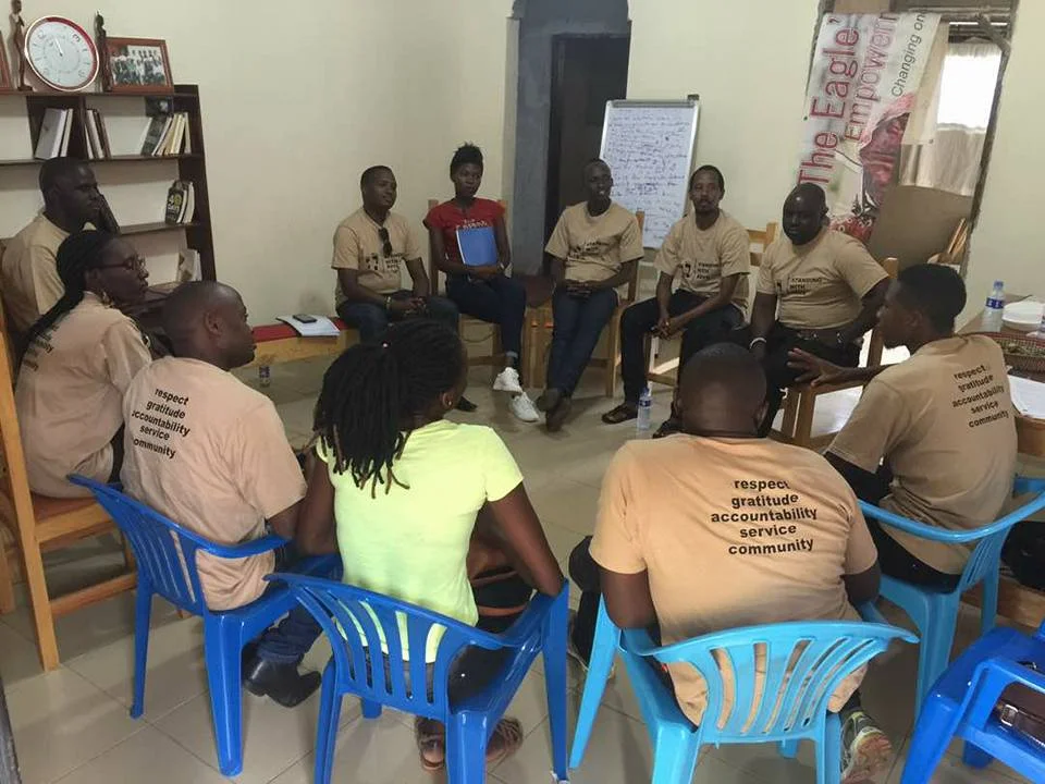 Training session in Uganda