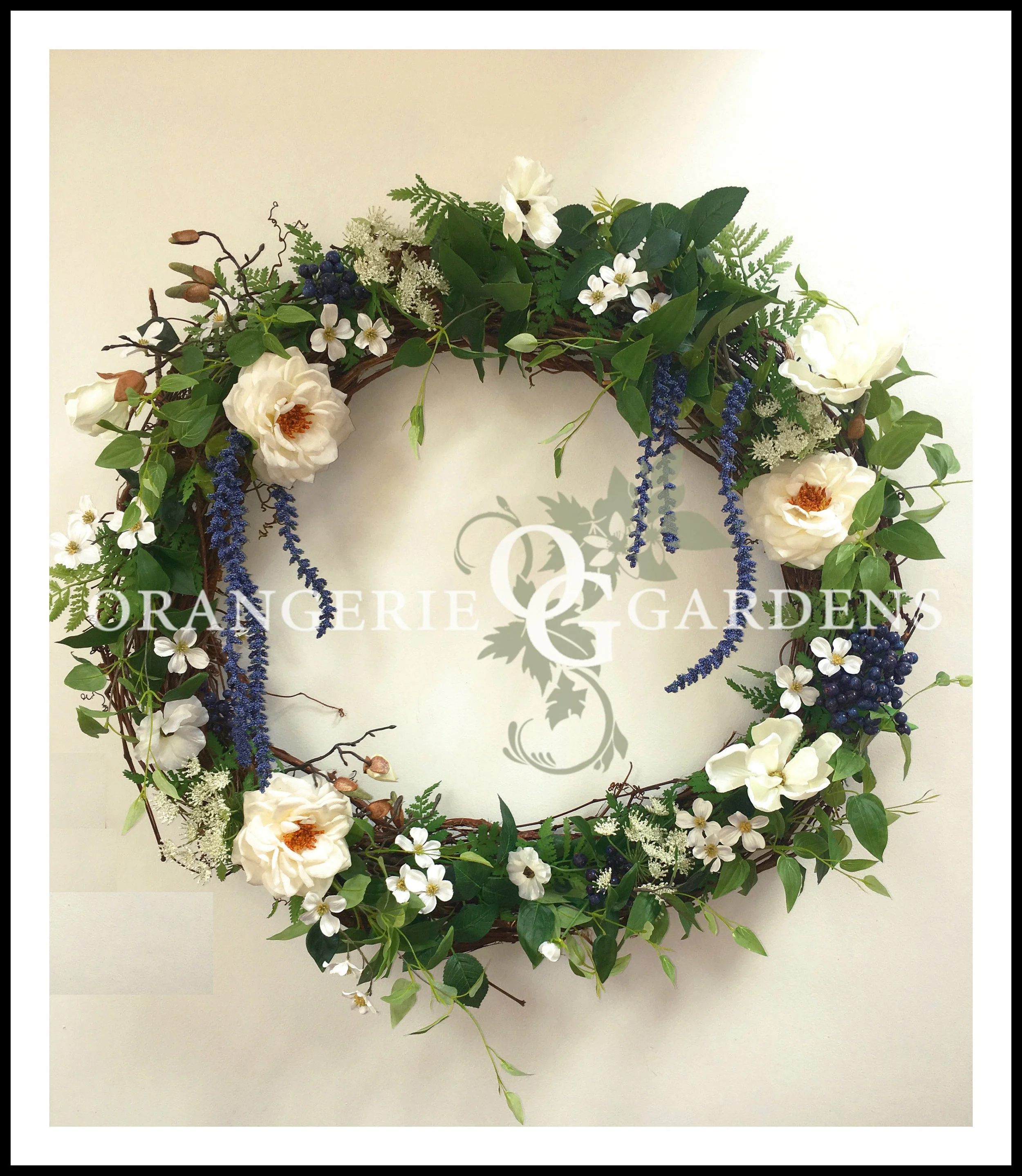 Gardens of Spring Mantle Wreath
