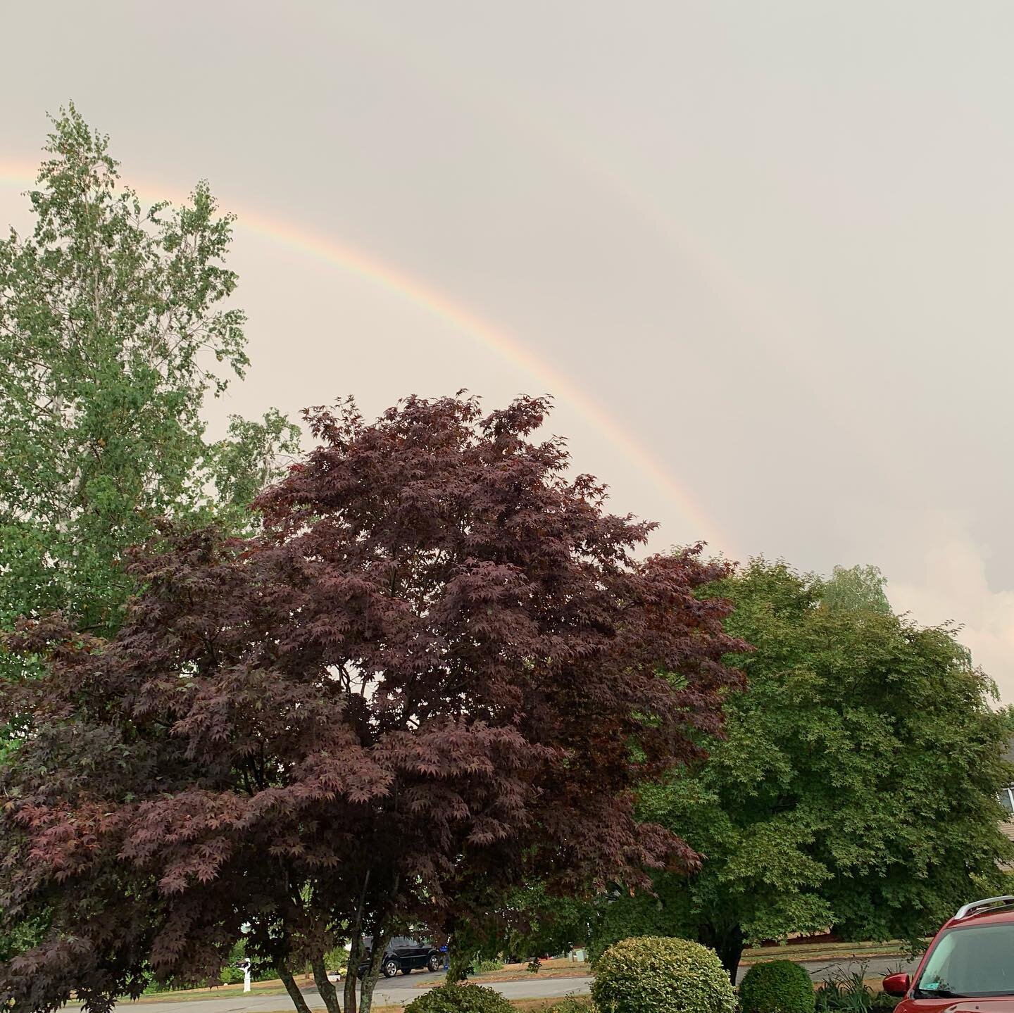 Love the double rainbows! Always a blessing to see!