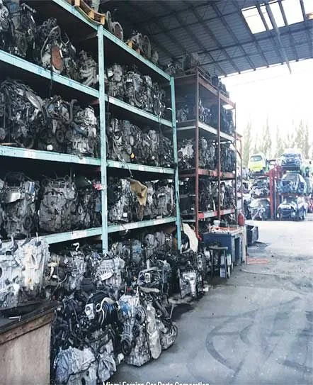 Used engines and transmissions at local cleveland repair shop