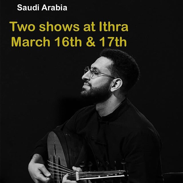 To the fans in Saudi Arabia, see you on March 16th &amp; 17th!! At Ithra theater in Thahran
لمتابعيني في السعودية، أراكم في يوم ١٦ و ١٧ مارس في مسرح إثراء في ظهران @ithra