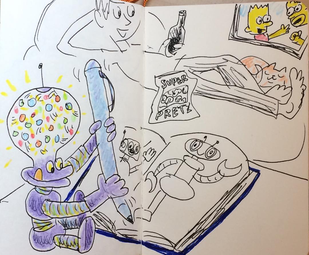 The Cartoon-Drawing Robot