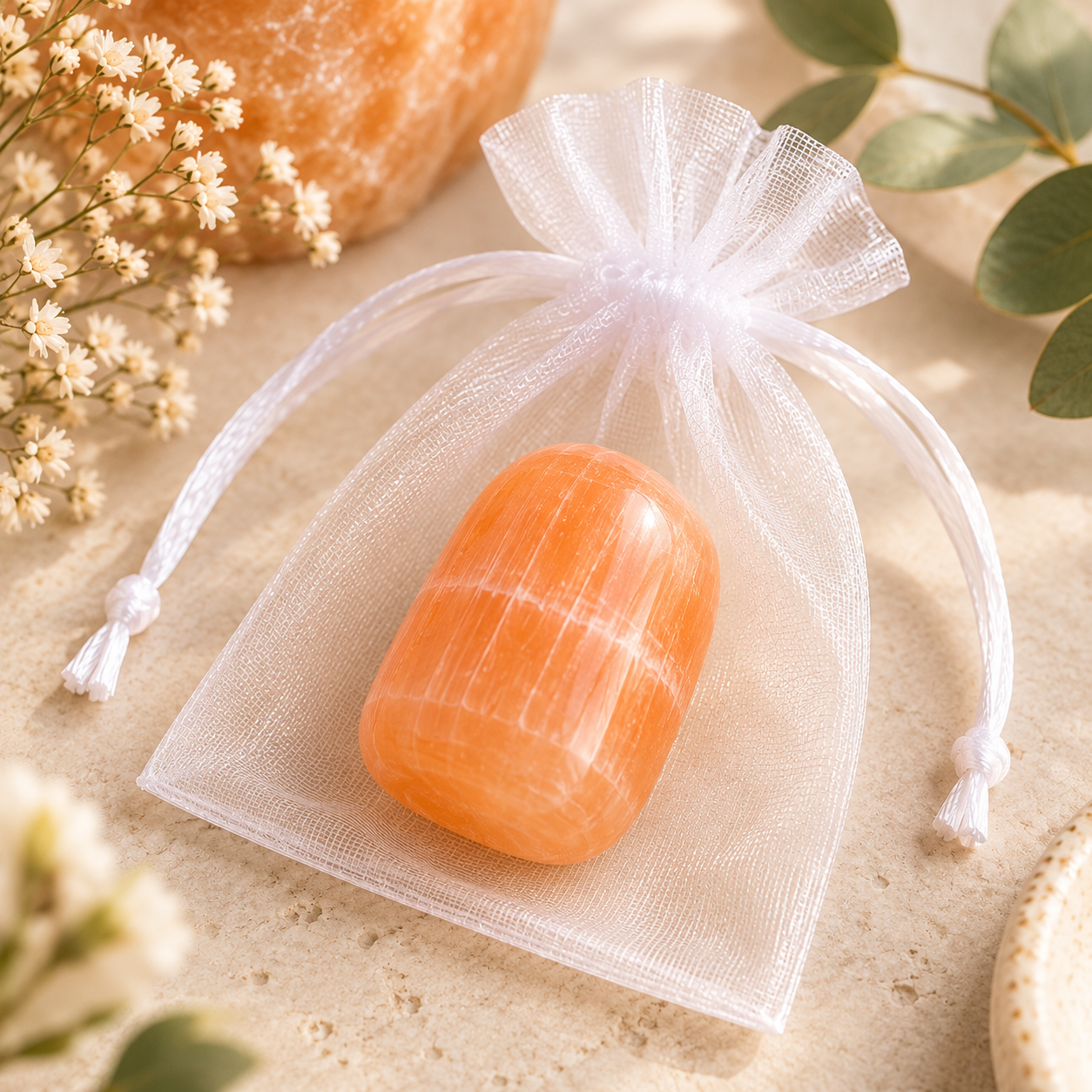 Sacral Chakra — Orange Selenite