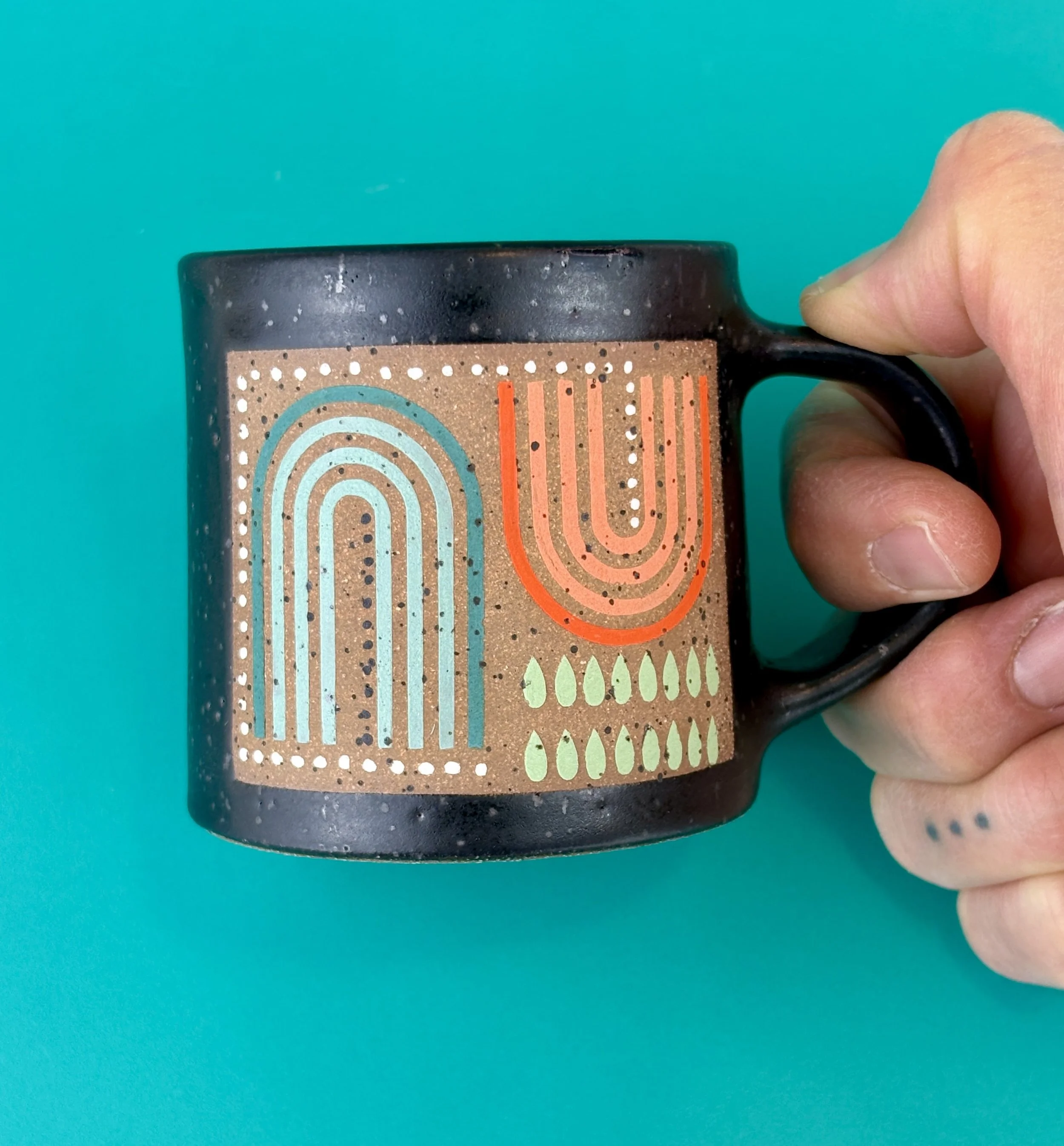 Mini Mug w/ Rainbow Arches