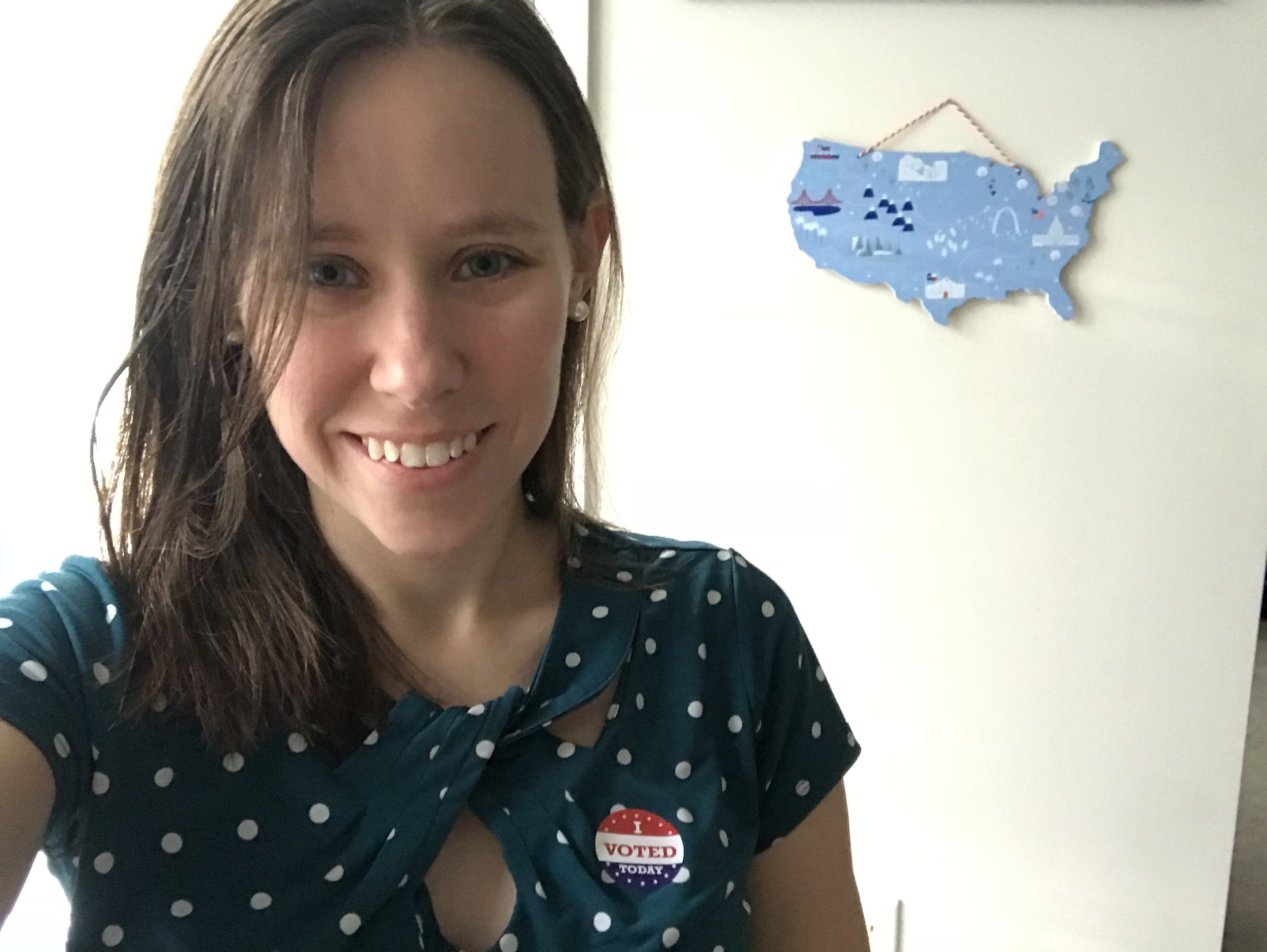 Obligatory “I Voted” sticker picture