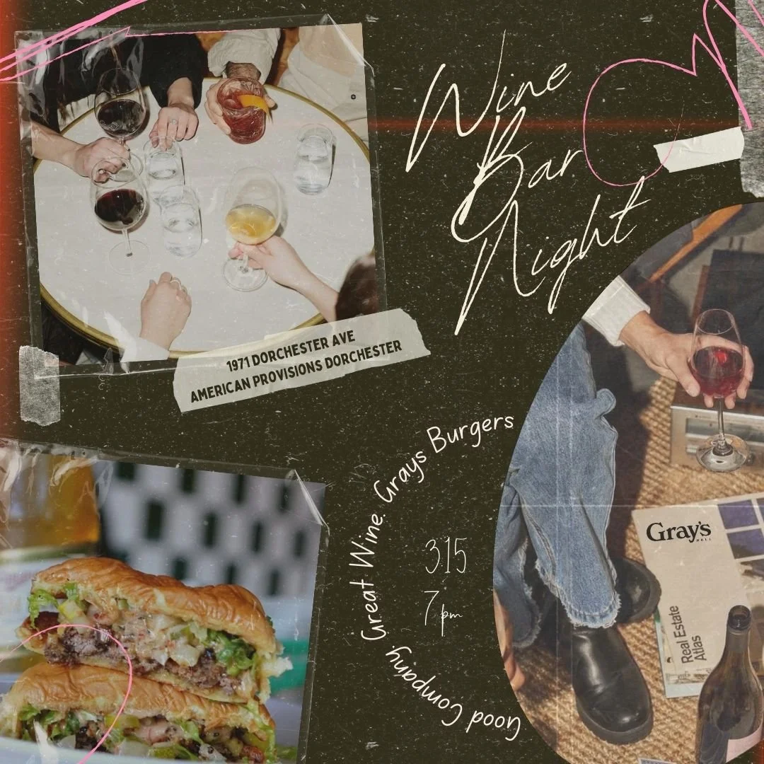 AP Dot x Gray's wine bar night