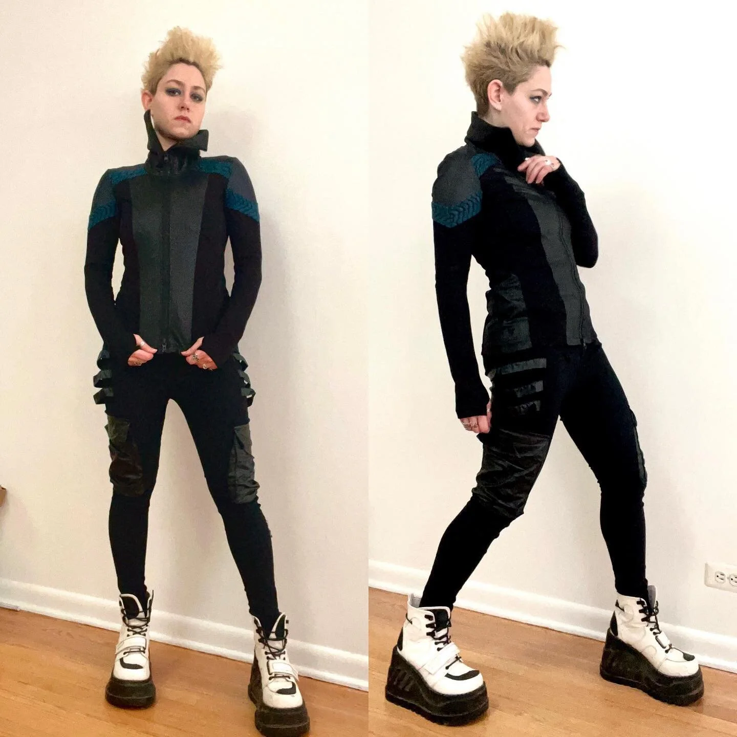 I just want to be an extra in a David Fincher film. Might be a tall ask. 

This jacket from #zolnar is giving me life. 

#future #cyberpunk #fashion