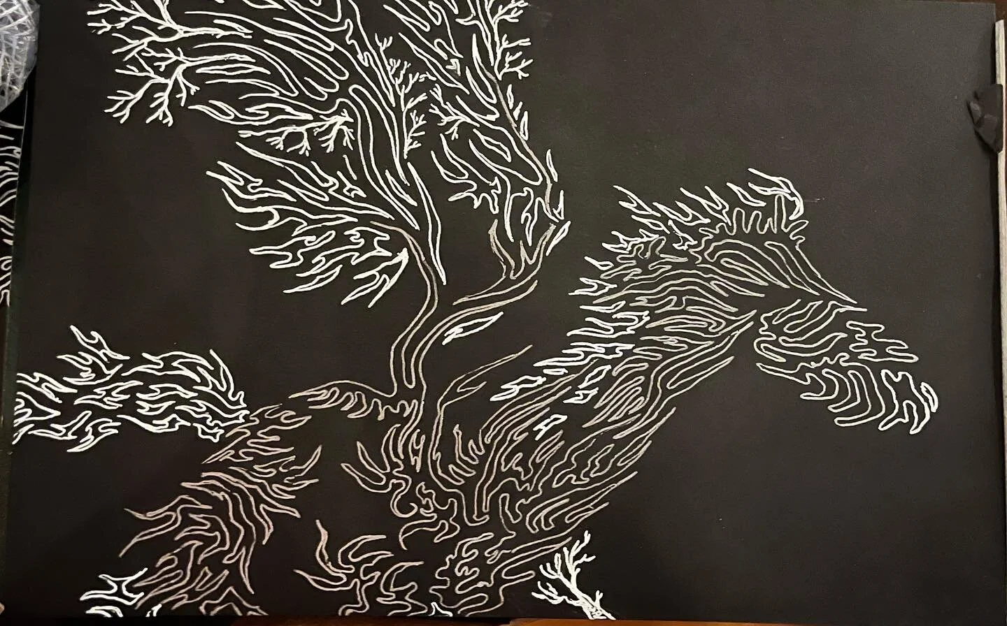 Forest fire Pegasus (silver and white)