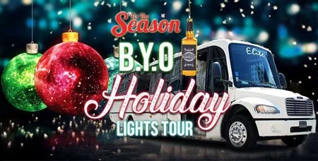 BYOB Holiday Light Party Bus Tour. Saturday, Dec 30th.